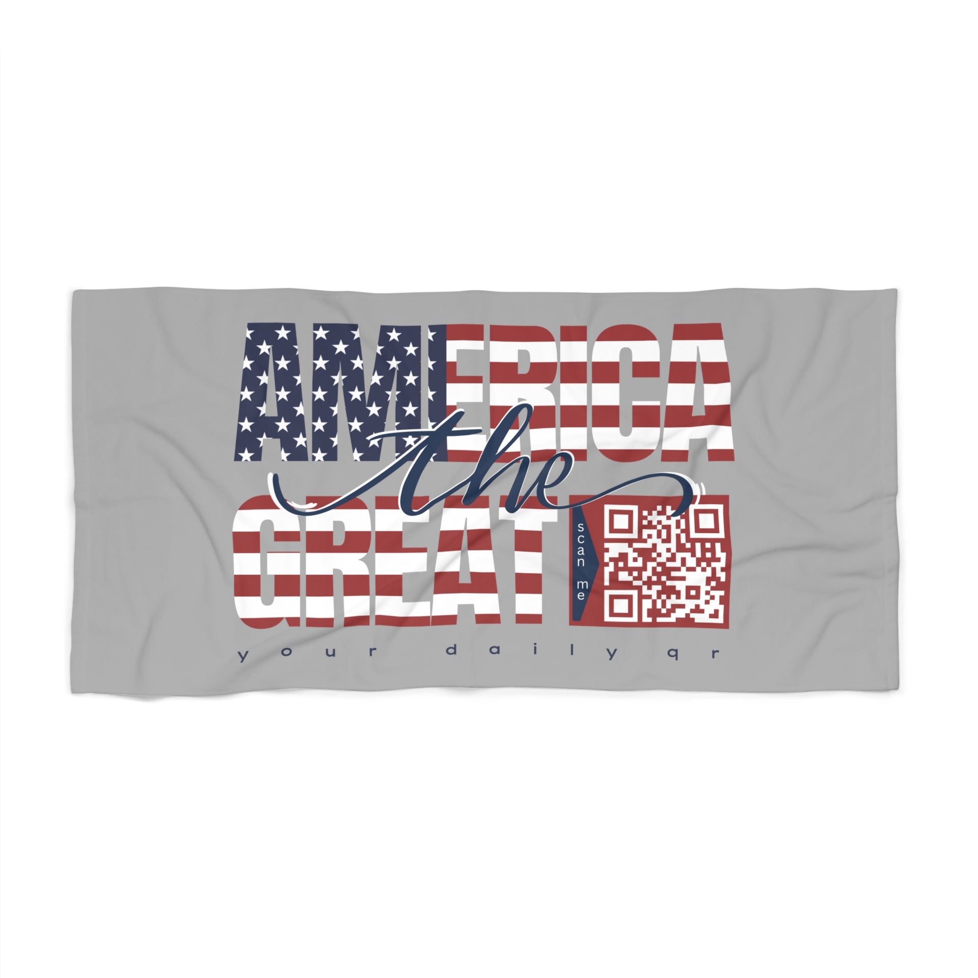America the Great Beach Towel