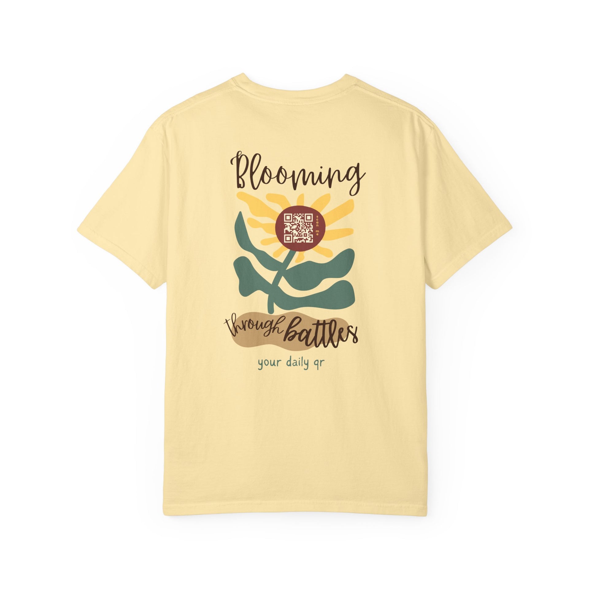 Blooming through battles (secular) T-shirt