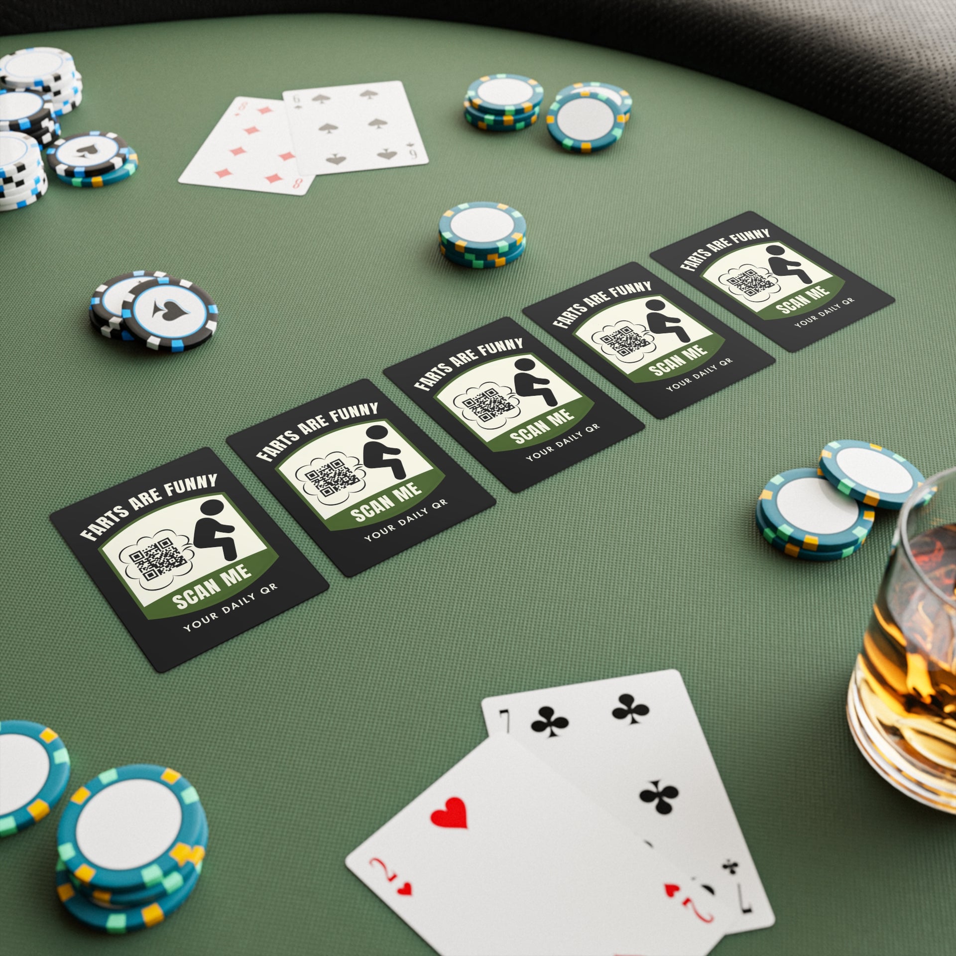Farts are Funny poker cards