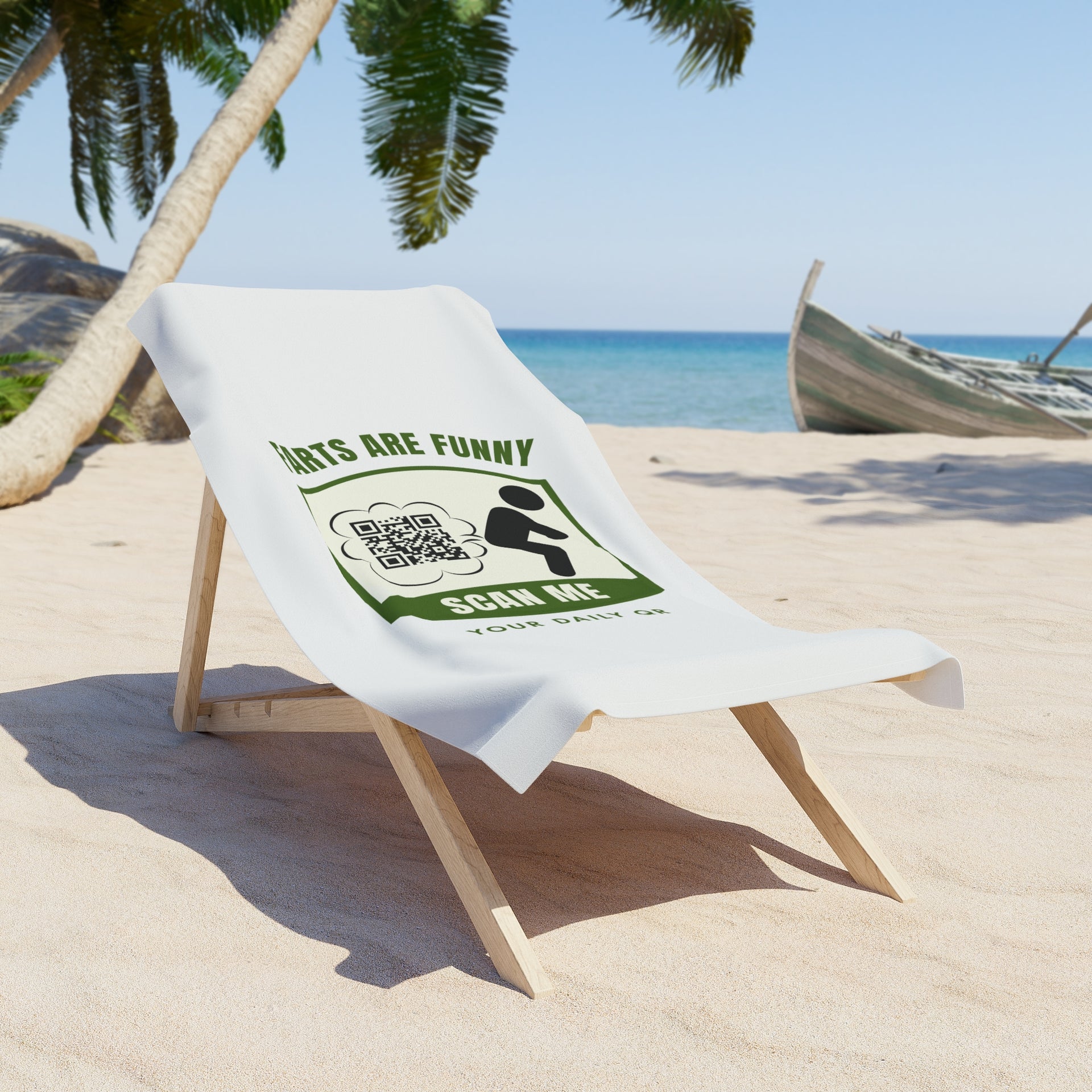 Farts are Funny Beach Towel