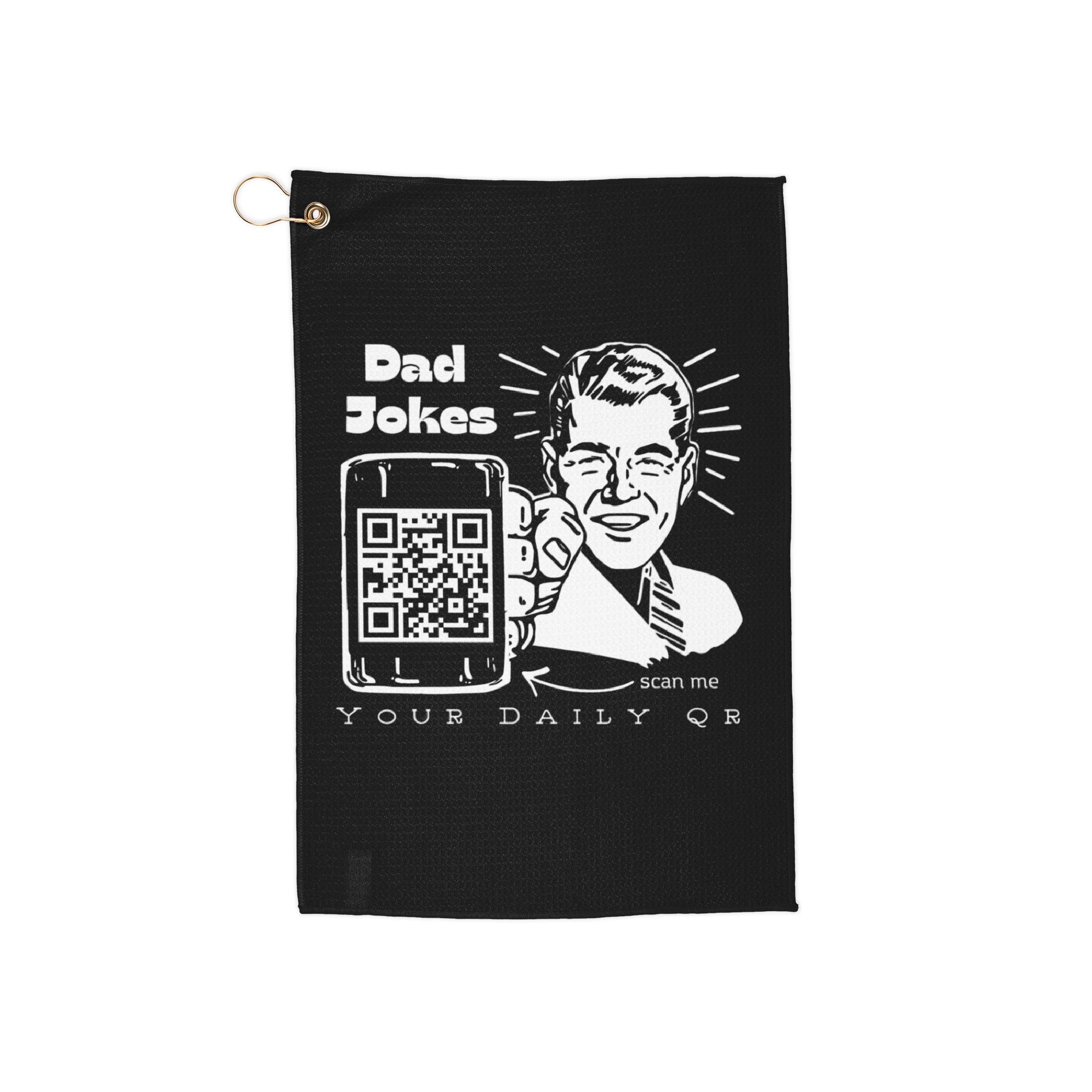 Dad Jokes golf towel