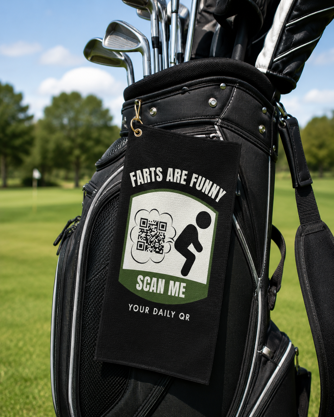 Farts are Funny Golf Towel